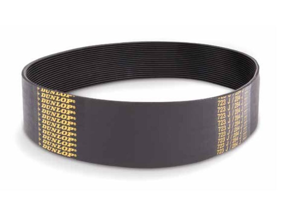6PJ1143 450J6 Dunlop Poly Vee Belt - J Section 2.34mm - 1143mm/45" Long - 6 Ribs