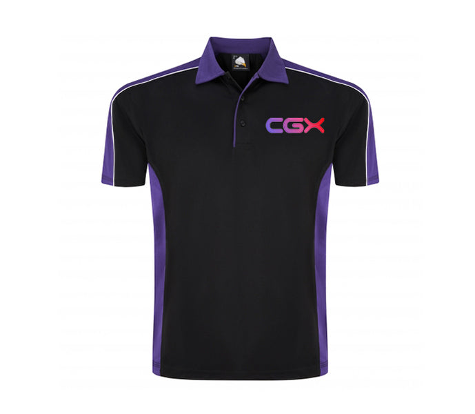 Black purple cheap polo shirts