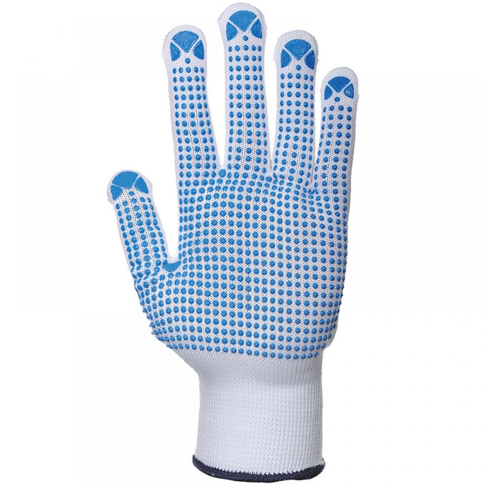 Polka Dot Grip Glove Blue/White A110WBR (MULTI-PACK)