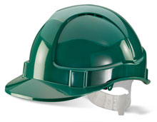 Economy Vented S Helmet Green BBEVSHG