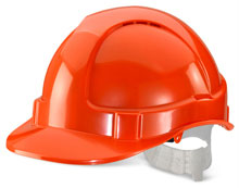 Economy Vented S Helmet Orange BBEVSHO