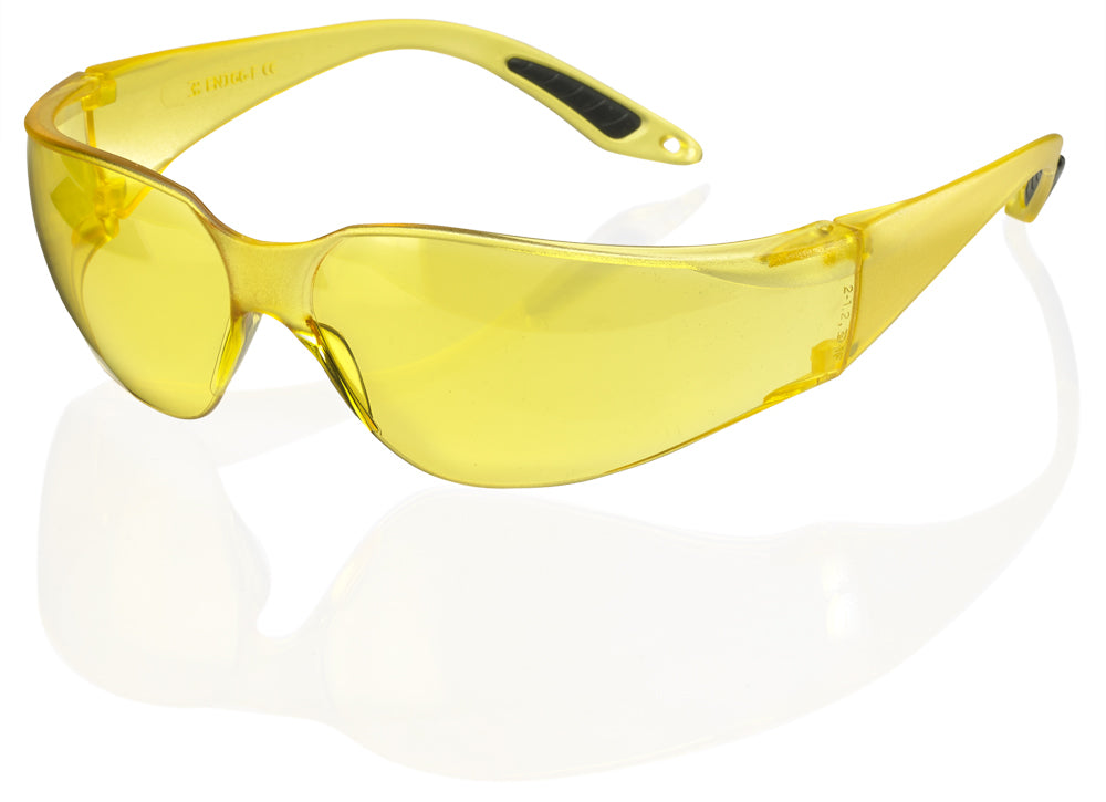 (BOX OF 10) Vegas Safety Spectacles Yellow BBVSS2Y