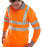 BSeen En ISO Long Sleeve Polo Shirt Orange BPKSLSENOR