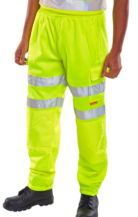 Hi-Vis Sweat Jogger Bottom Yellow BSJBSY