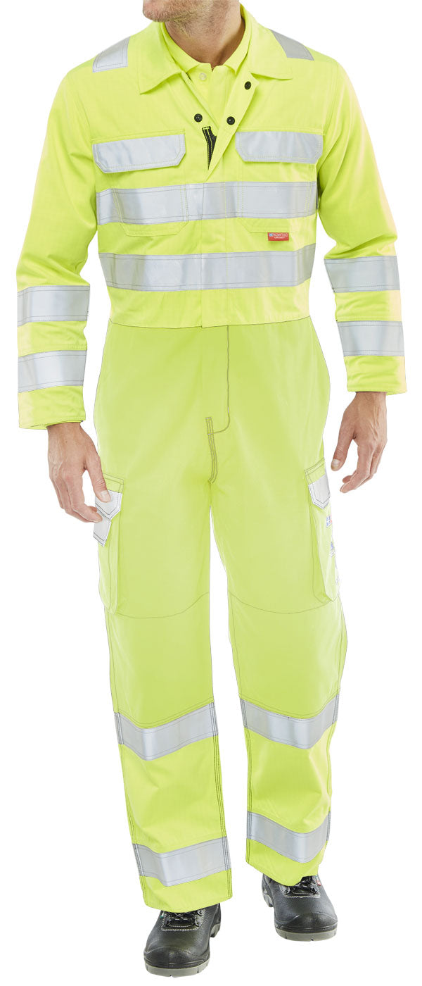 Hi-Vis Coverall Yellow CARC7SY