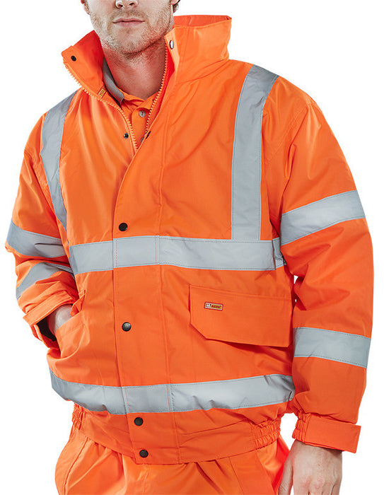 Constructor Bomber Jacket Orange - CBJENGOR