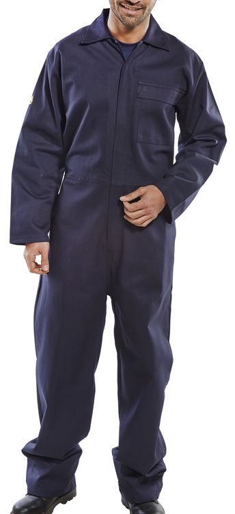 Fire Retardant Boiler Suit Navy CFRBSN
