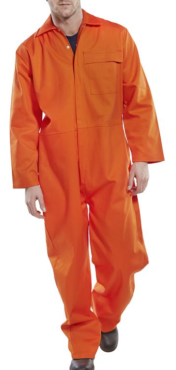Fire Retardant Boiler Suit Orange CFRBSOR