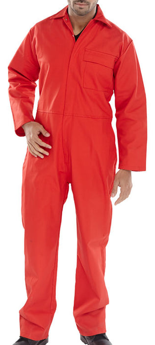 Fire Retardant Boiler Suit Red CFRBSRE