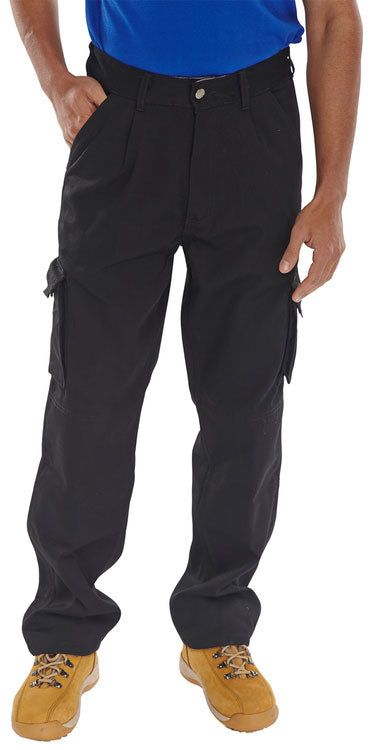 Click Traders Newark Trousers Black CTRANTBL