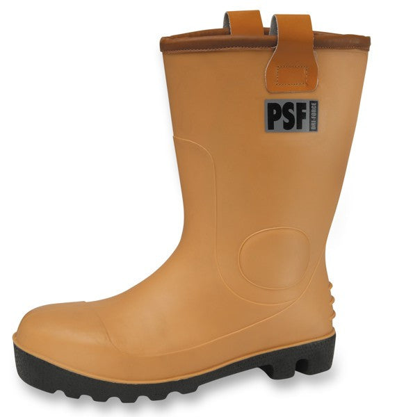 D101SM Tan PSF Wellington Bota de seguridad Rigger