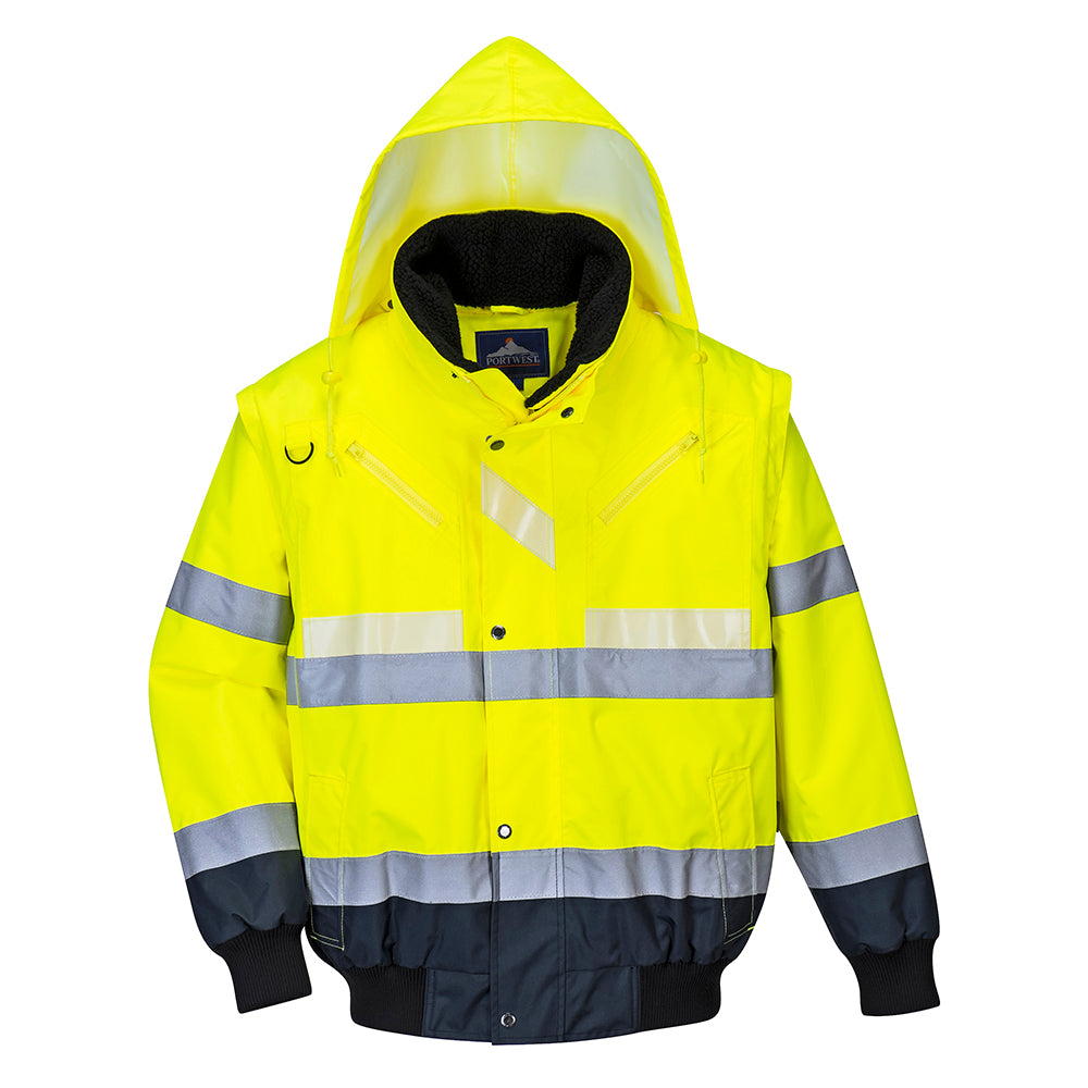 Glowtex 3-in-1 Jacket Yellow G465