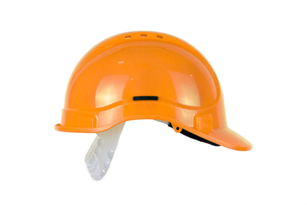 Casco HC300 Vented Elite naranja de alta visibilidad HC300VELHO