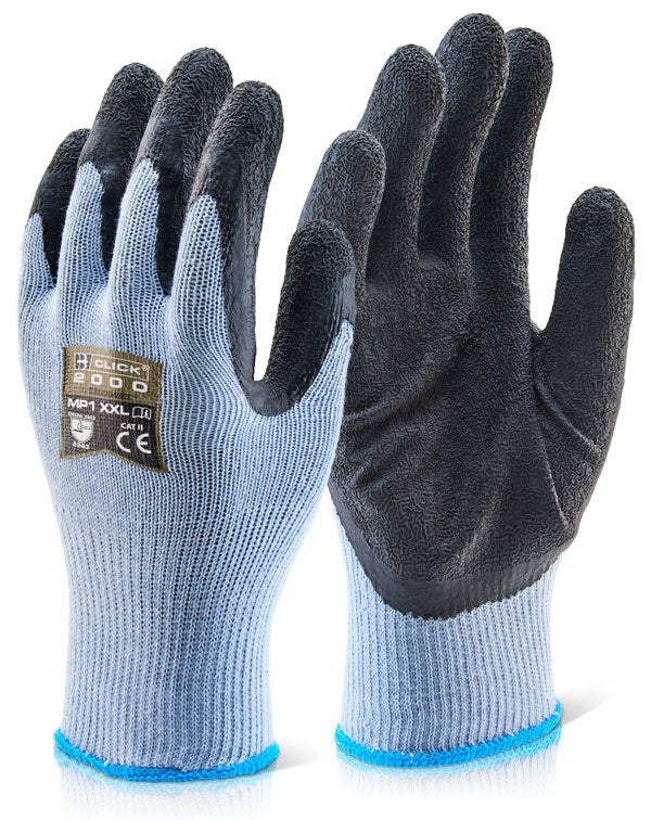 Latex P/C Glove Black MP1BL (MULTI-PACK)