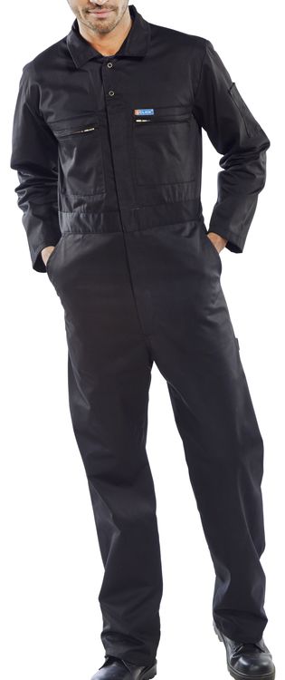 Super Click Boiler Suit Black PCBSHWBL