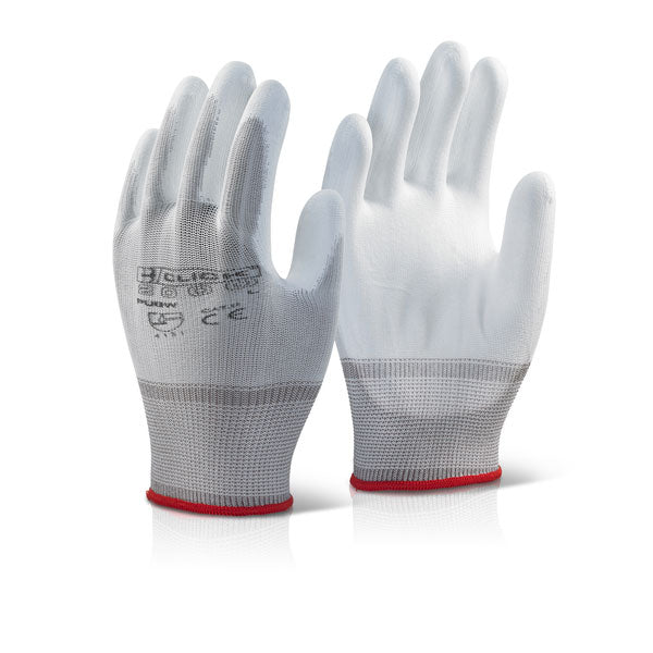 PU Coated Glove White PUGW (MULTI-PACK)