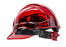 Peak View Plus Ratchet Hard Hat Red PV64