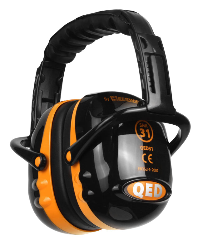 QED Gehörschutz Schwarz/Orange QED31