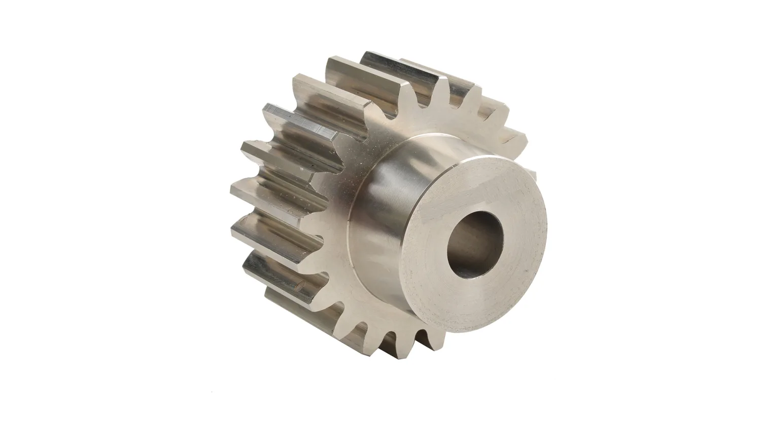 S07/24B 0.7 Mod x 24 Tooth Metric Spur Gear in Steel