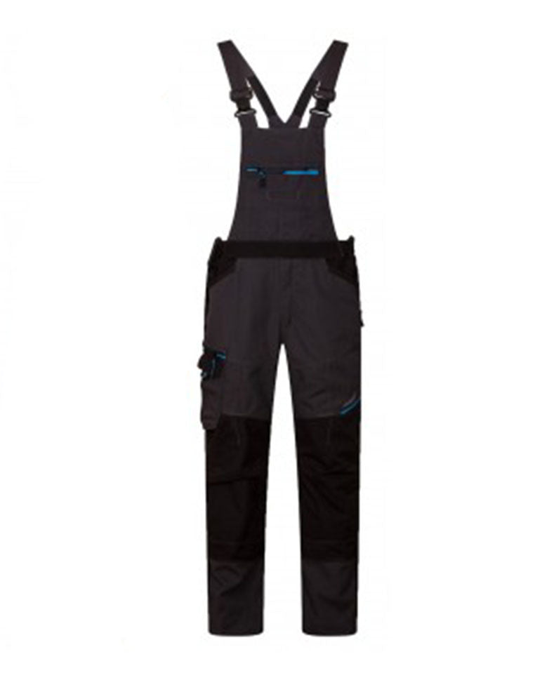 WX3 Bib and Brace Black T704BK