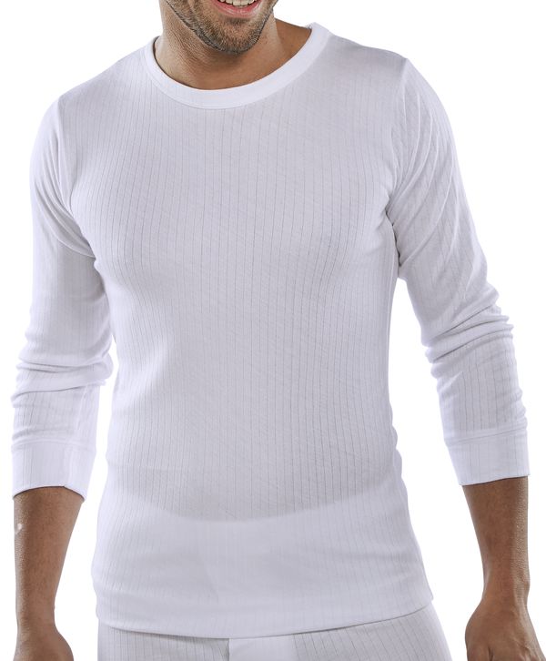 Thermal Vest Long Sleeve White THVLSW