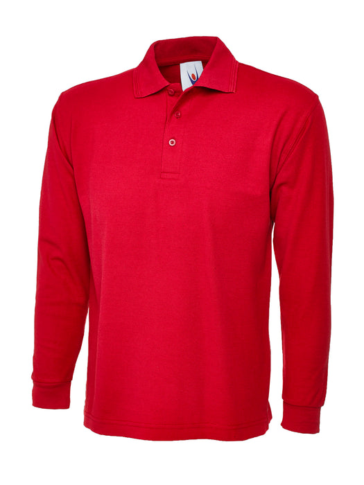 Polo Manga Larga Rojo UC113RD