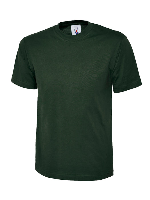 Camiseta Clásica Hombre Verde Botella UC301BG