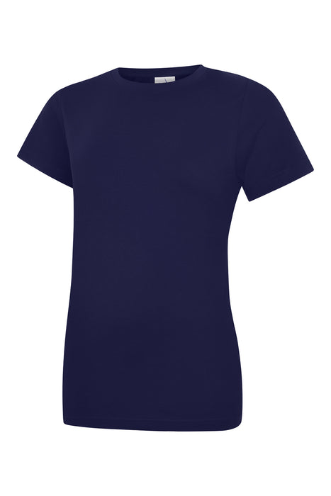 Camiseta Clásica Mujer Azul Marino UC318NY