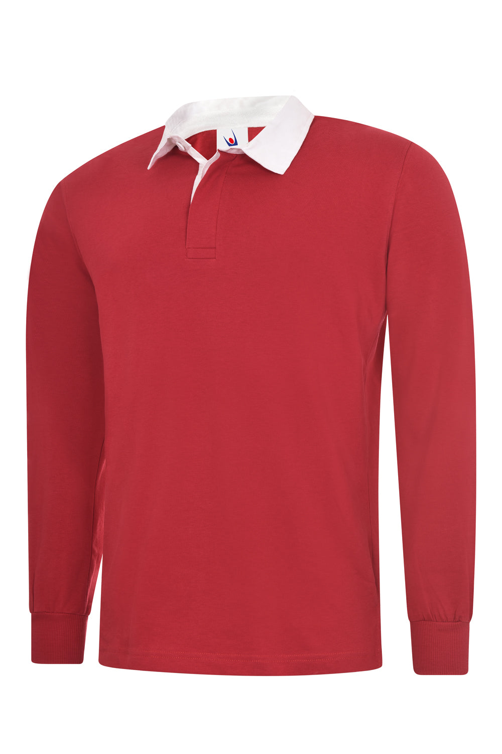 Polo Manga Larga Rojo/Blanco UC402RD