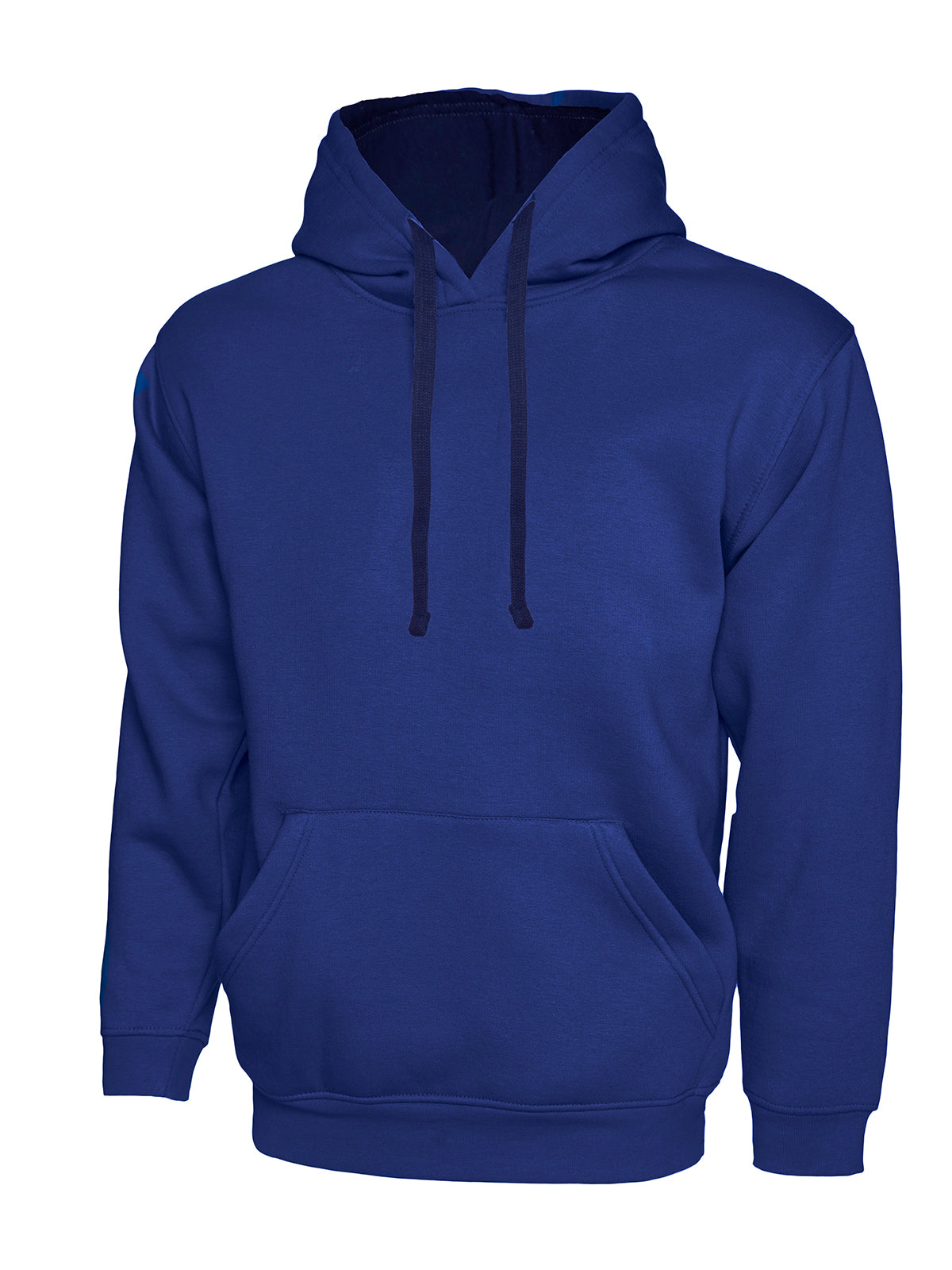 Sudadera con capucha a contraste Royal/Azul marino UC507RN