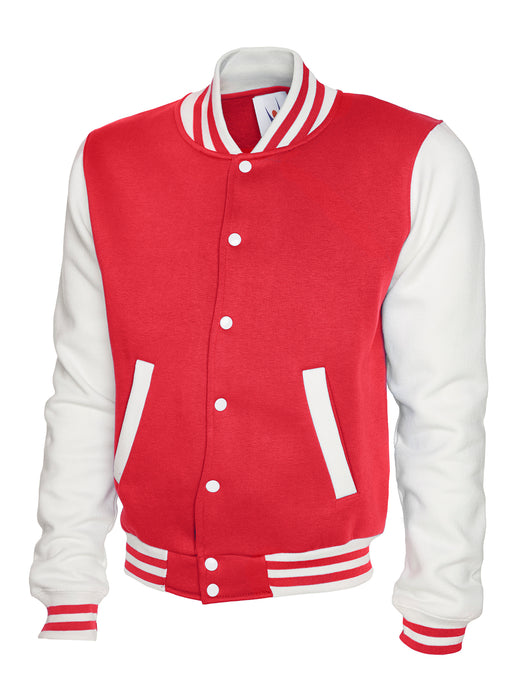 Chaqueta Varsity Roja/Blanca UC525RH