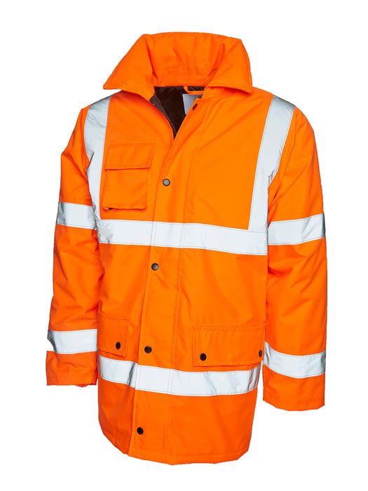 Road Safety Hi-Vis Jacket Orange UC803OR