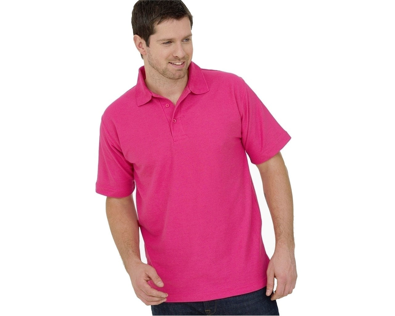 Polo Clásico Rosa Fuerte UC101HP