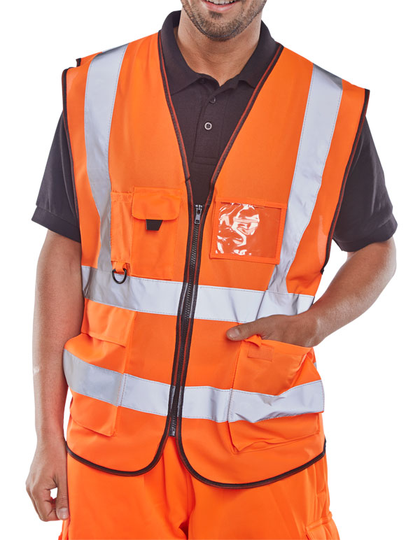 Executive Vest Orange WCENGEXECOR