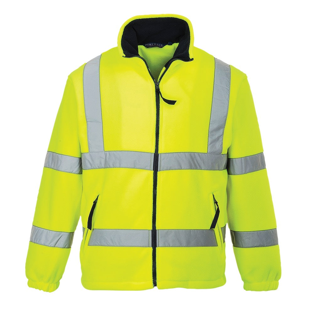 Mesh Lined Fleece Hi-Vis Yellow F300SY