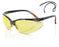 (CAJA DE 10) Gafas de seguridad con lentes amarillas de alto rendimiento ZZ0020Y