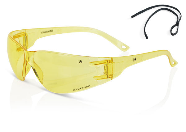 (BOX OF 10) Yellow Performance Wrap Around Spectacle ZZ0090Y