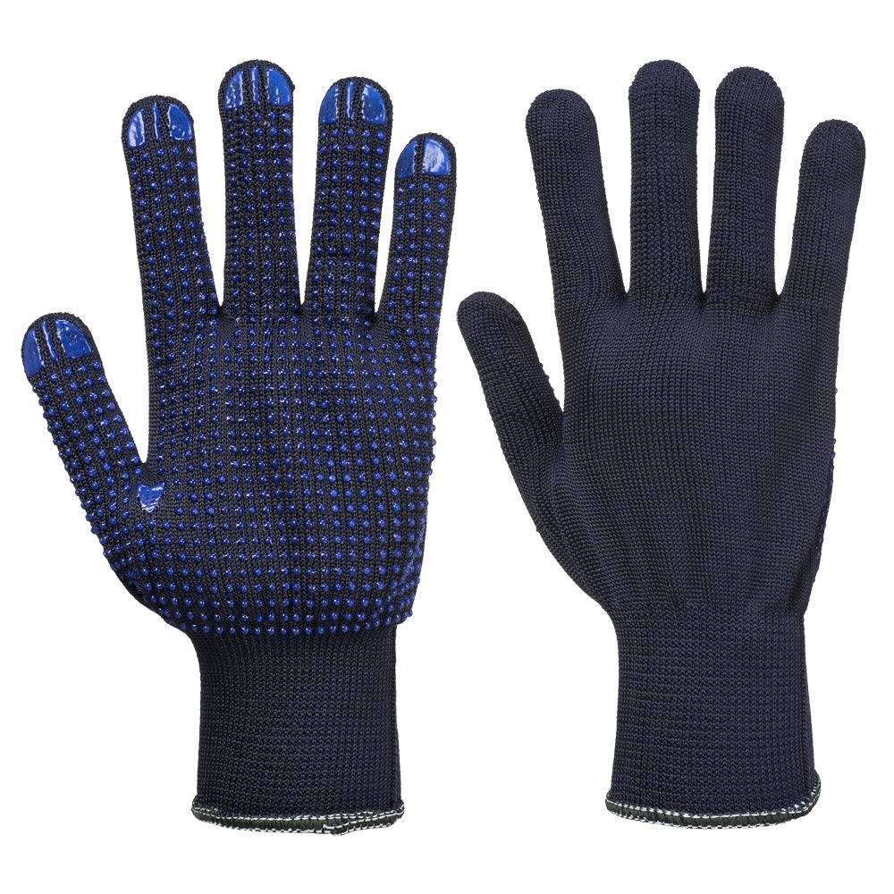 Polka Dot Grip Glove Navy A110NAR (MULTI-PACK)