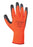 Thermal Grip Latex Glove Orange/Black A140ORB (MULTI-PACK)