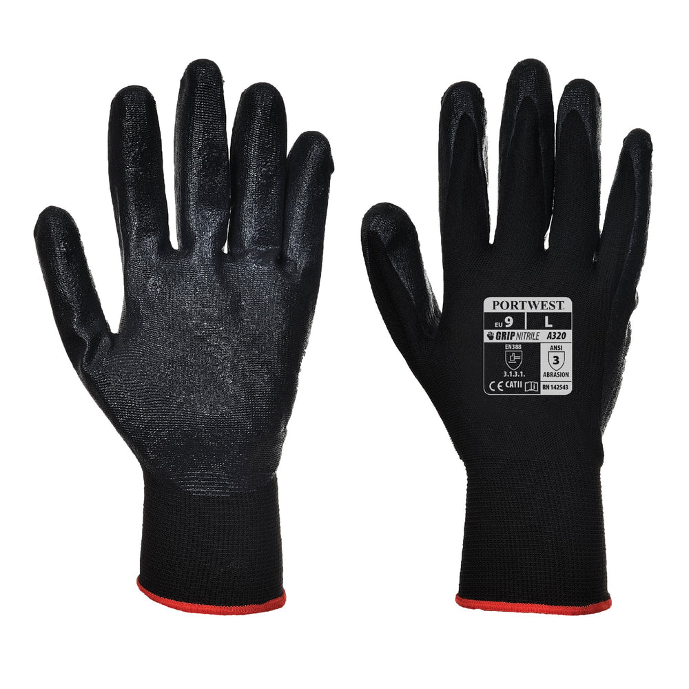 Dexti-Grip Glove Black A320BKR (MULTI-PACK)