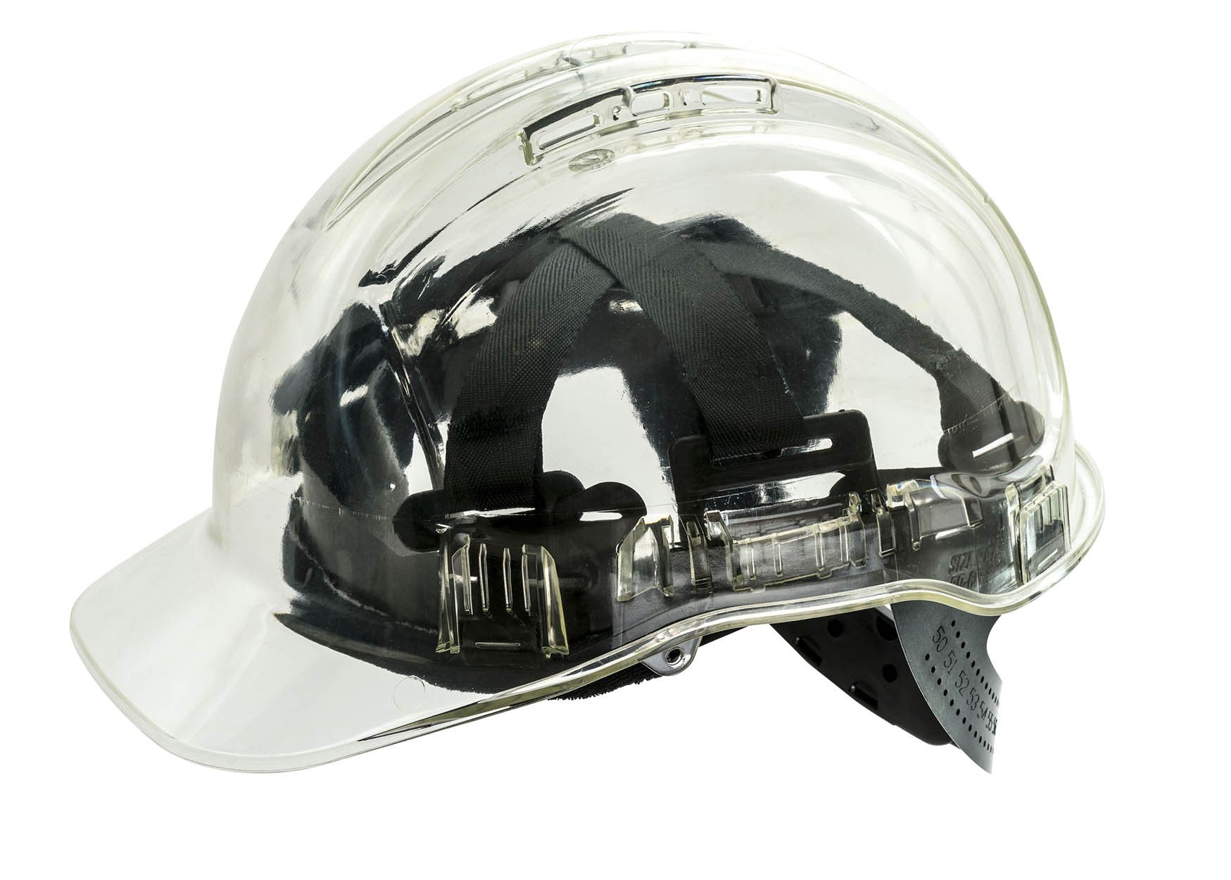 Peak View Hard Hat Vented Clear PV50