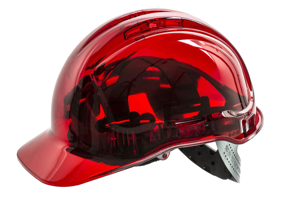 Peak View Plus Hard Hat Red PV54