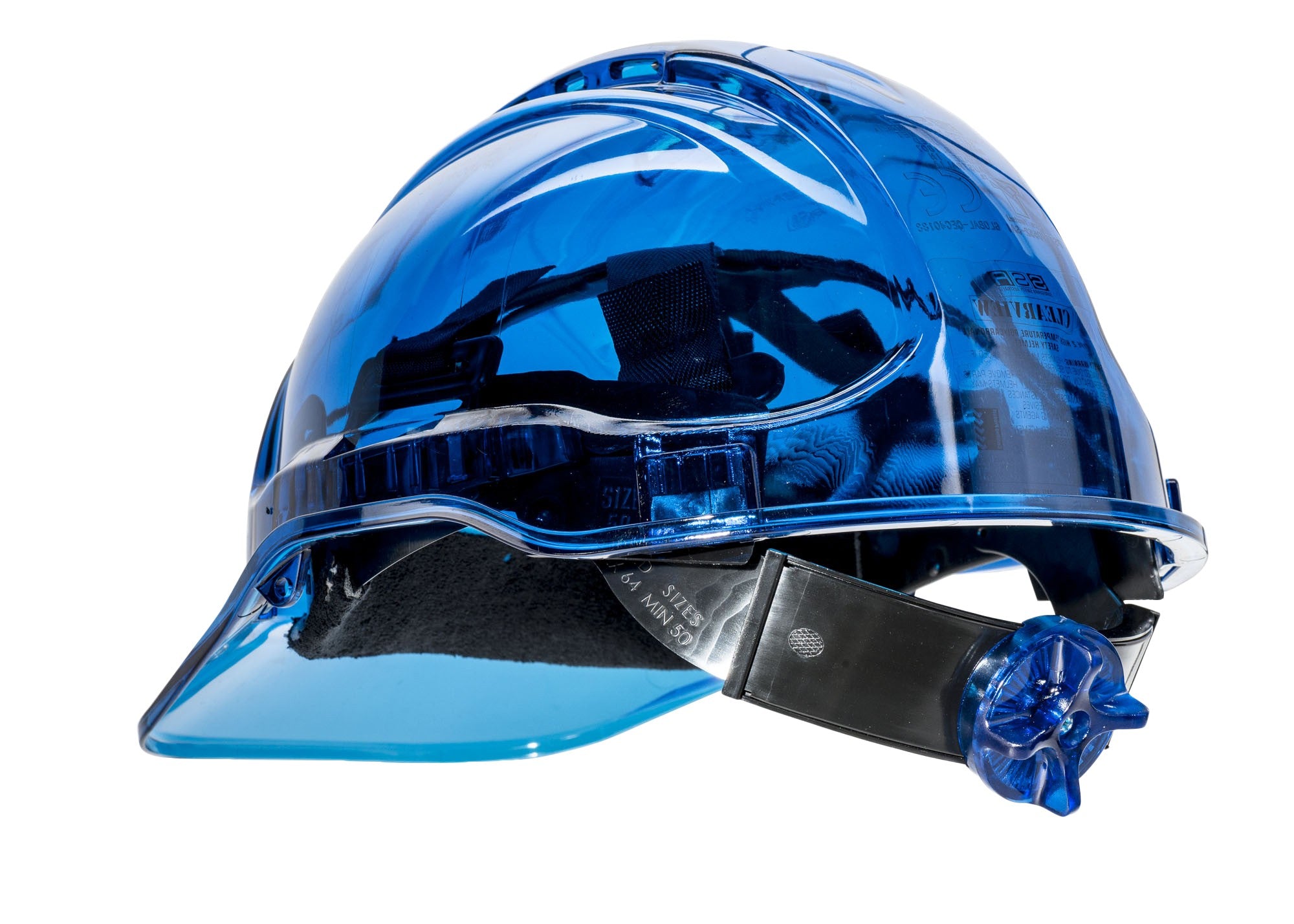 Peak View Ratchet Hard Hat Blue PV60