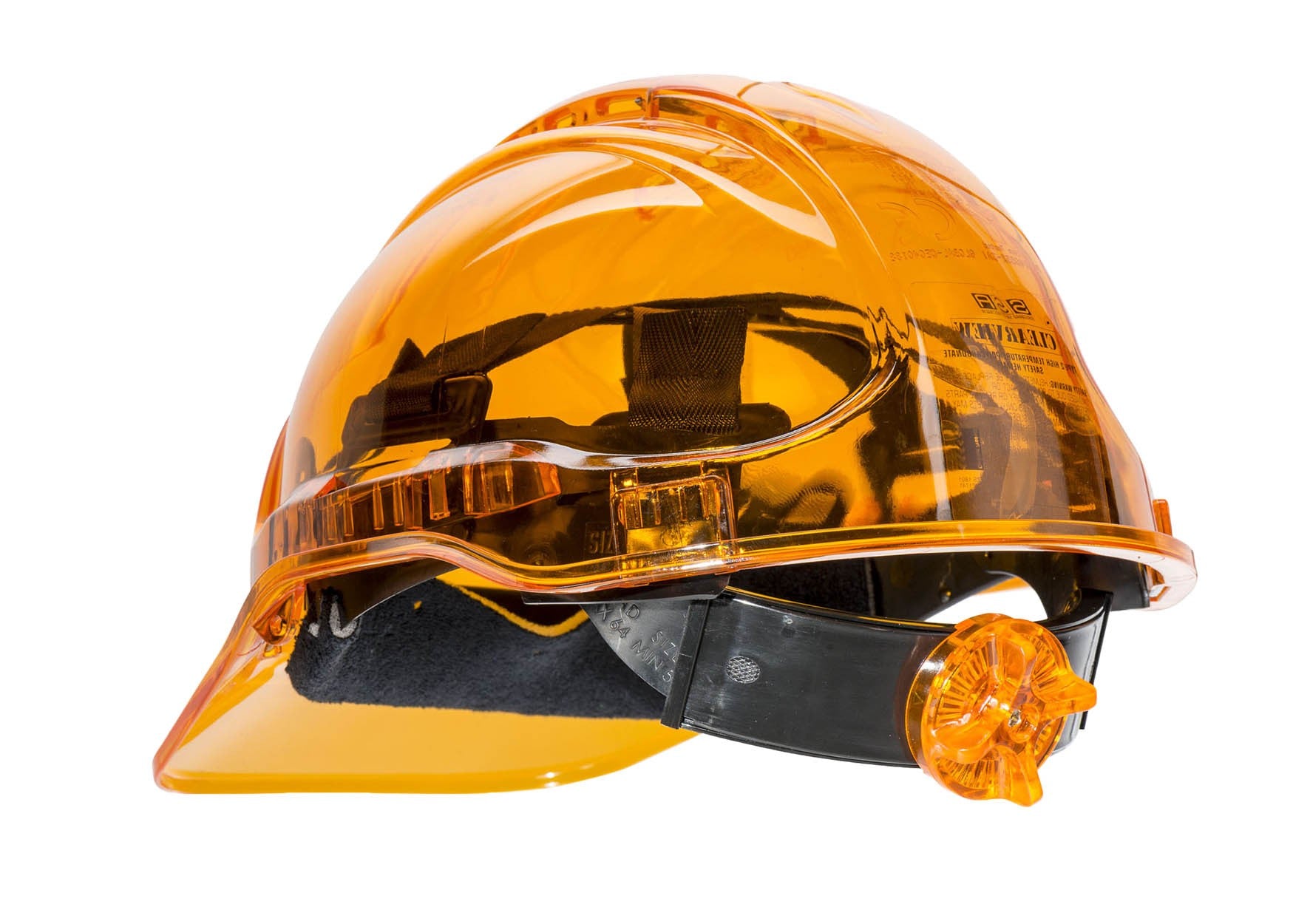 Peak View Plus Ratchet Hard Hat Orange PV64