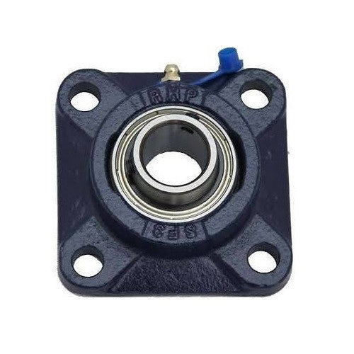 SF12A 12mm Bore Self Lube NSK RHP 4 Bolt Square Flange Cast Iron Bearing