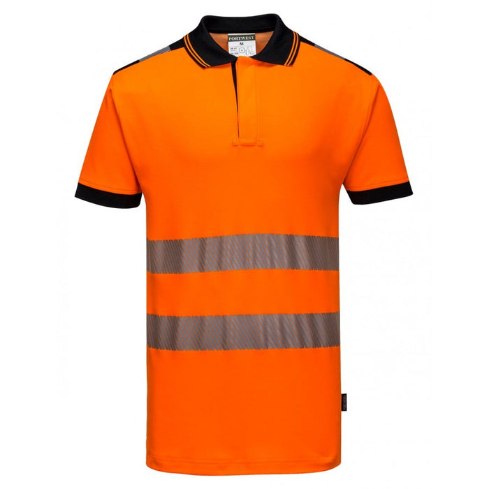 PW3 Hi-Vis Polo Shirt Orange T180