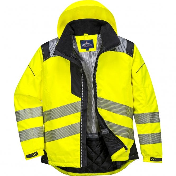 PW3 Hi-Vis Winter Jacket Yellow T400