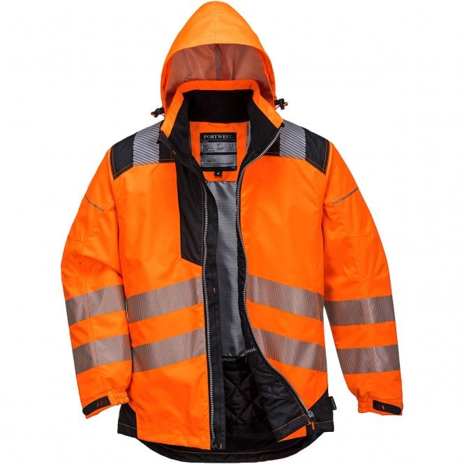 Hi vis waterproof sales winter jacket