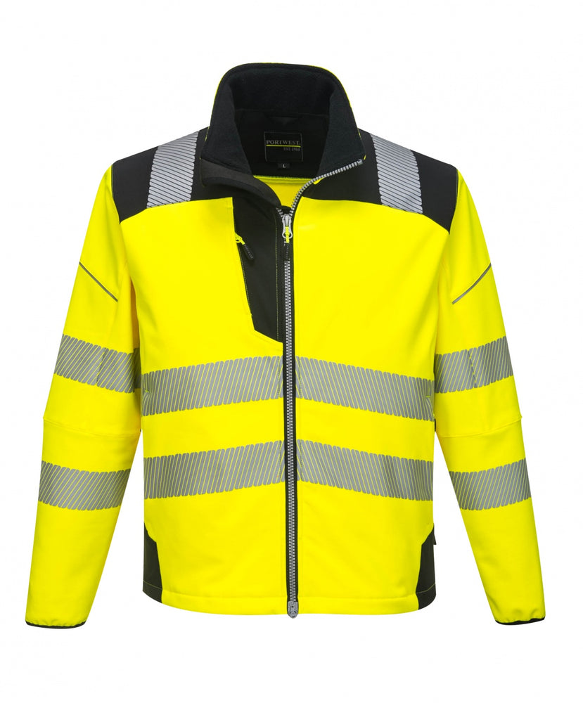 PW3 Hi-Vis Softshell Jacket Yellow T402