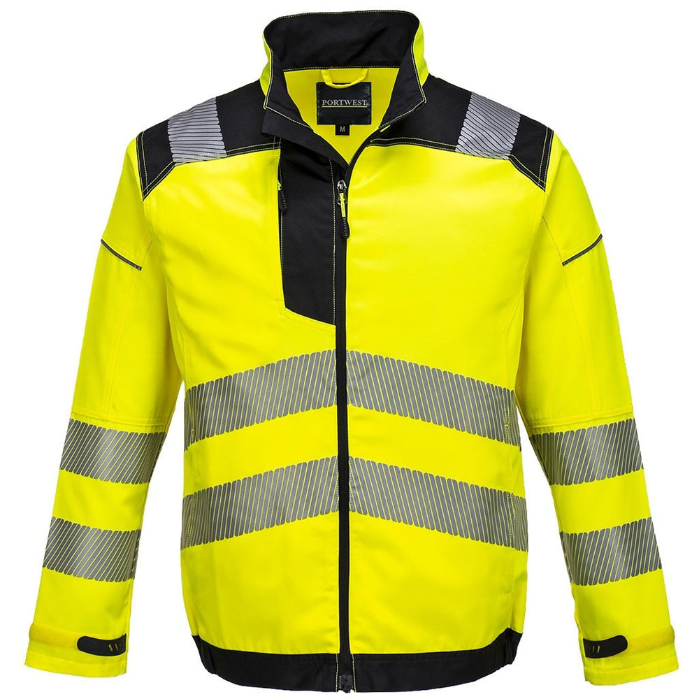 PW3 Hi-Vis Work Jacket Yellow T500